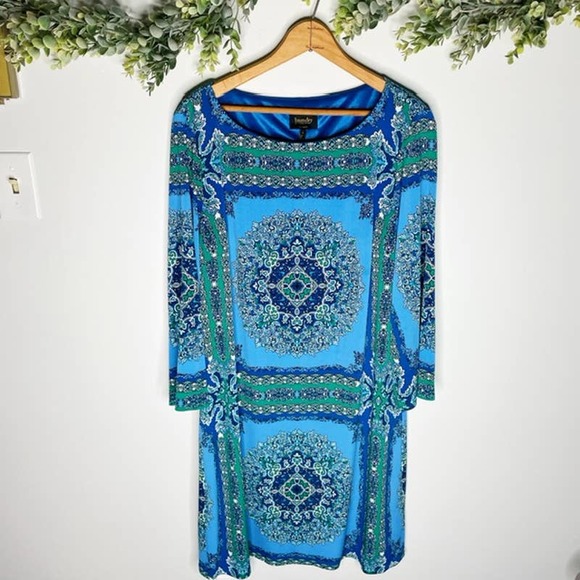 LAUNDRY by Shelli Segal Paisley Mini Dress - Picture 2 of 10